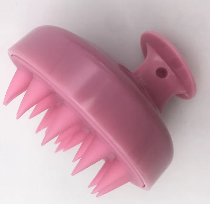 Силиконовая головка тела щетка для массажа головы гребень-шампунь мытья волос