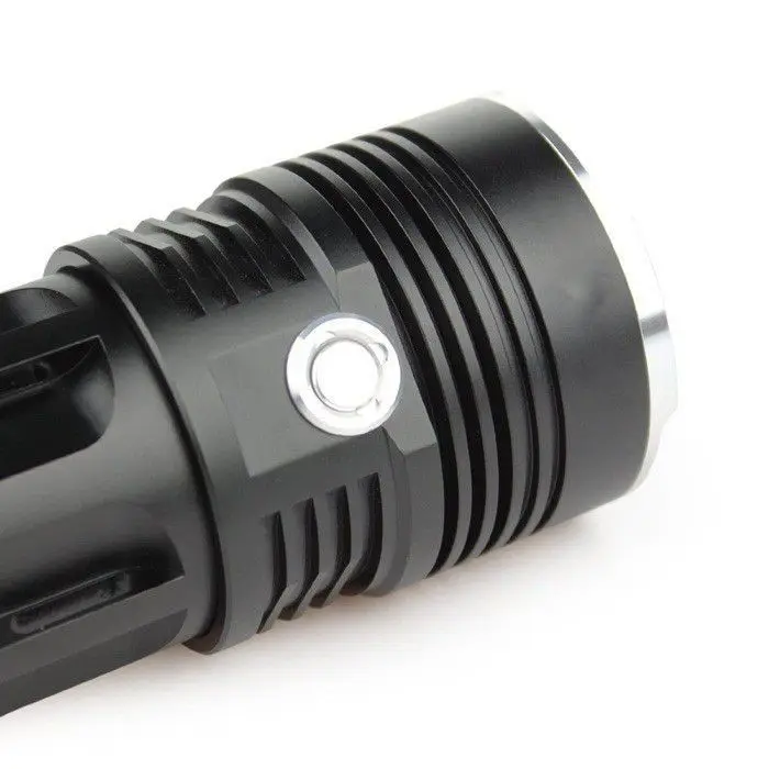 Мощный суперъяркий светодиодный фонарик 7XT6 фонафонарь 18650 лм для 4 батарей