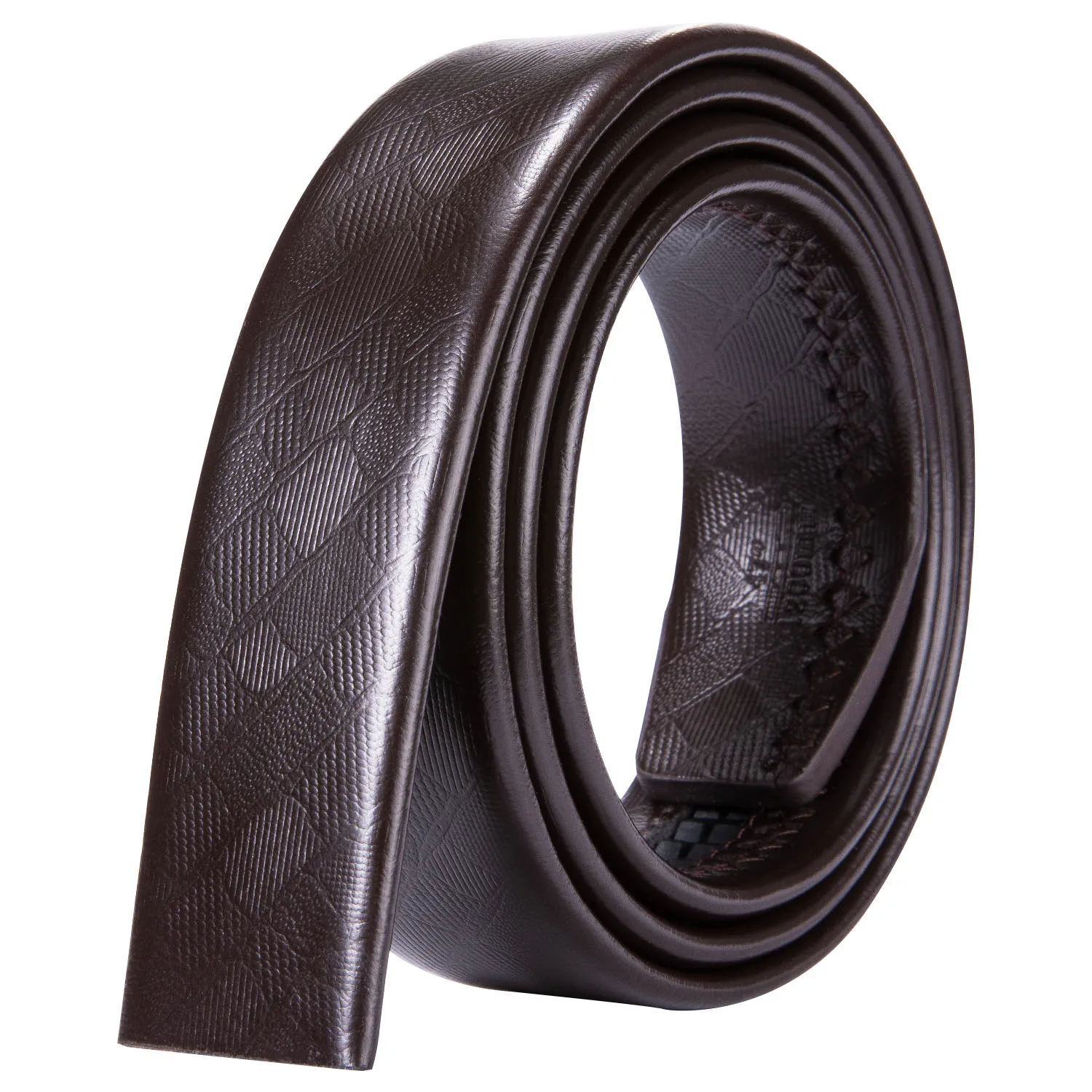 Дизайнерские мужские ремни без пряжки 3 5 см в ширину с узором крокодиловая кожа