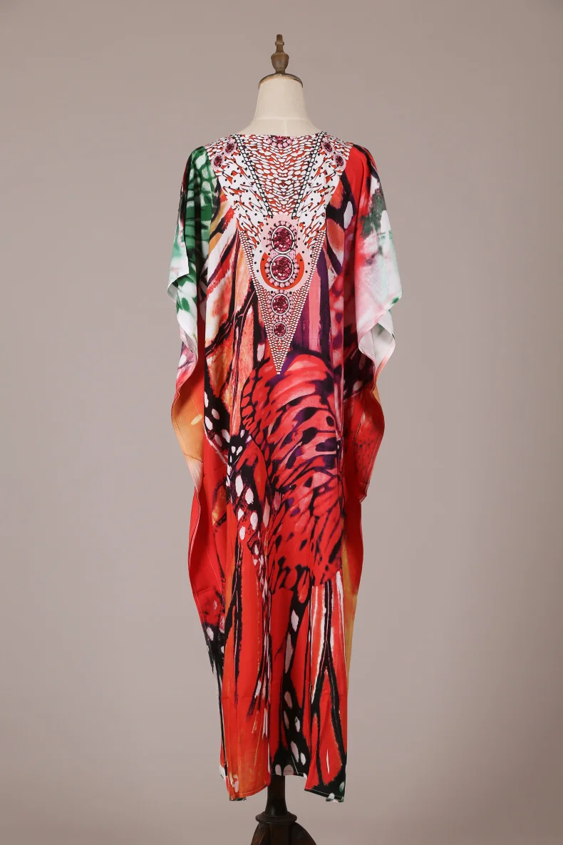 Пляжная накидка большого размера саронг пляжные кафтаны с запахом для женщин