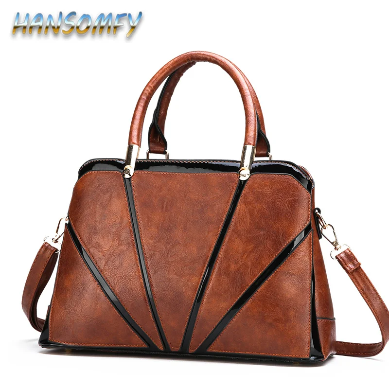 Высокое качество искусственная кожа женская большая сумка на плечо женские