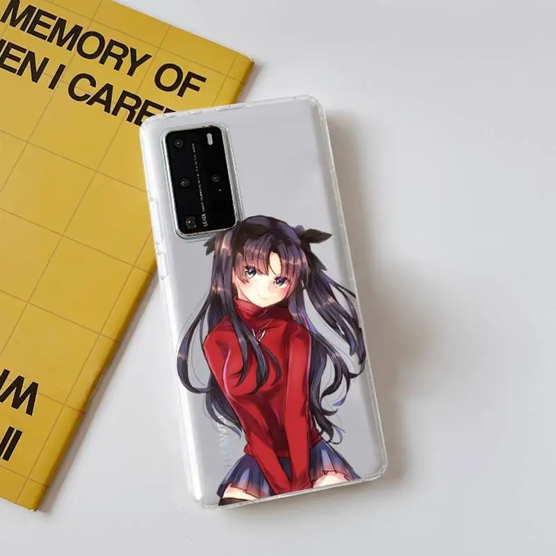 TOPLBPCS Fate Stay Night Rin Tohsaka чехол для телефона Huawei P20 30 pro lite Psmart 2019 Y5 6 7 Honor 8 10 i Mate 20lite |