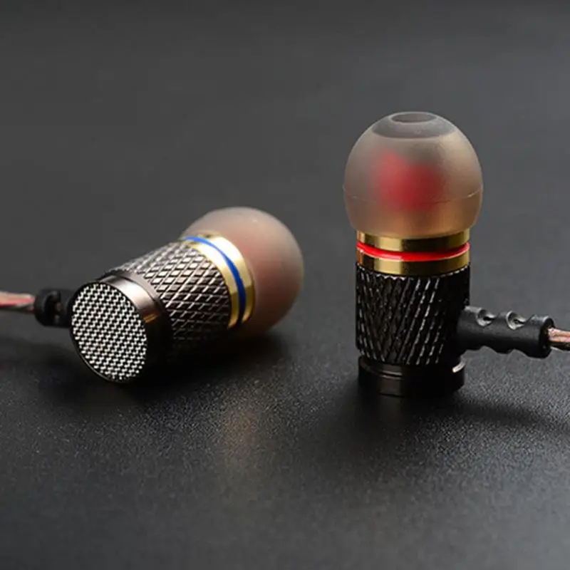 Наушники KZ EDR1 с шумоподавлением Hi-Fi басовые стереонаушники позолоченным