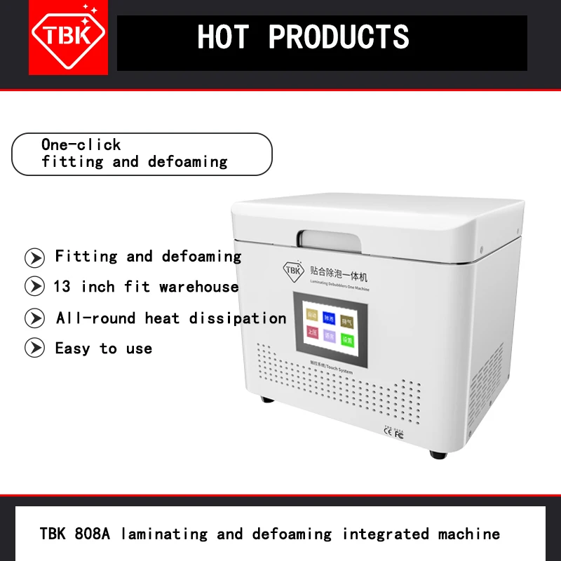Машина для ламинирования и удаления пены TBK 808A вакуумная машина пузырьков фитинг