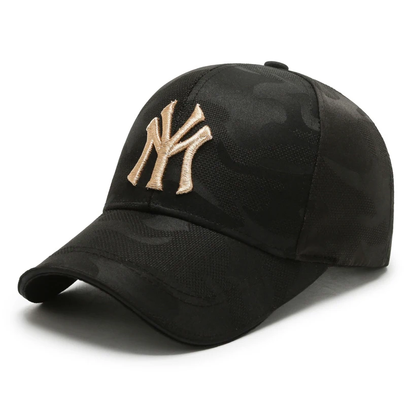 

New men's and women's fashion trend camouflage fitted baseball cap, cotton letter embroidery, trucker hip-hop tactical army hat