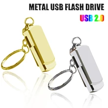 USB флеш-накопитель 128 Гб ручка для ключей 32 Гб 64 ГБ 16 ГБ 8 ГБ металлический брелок для ключей карта памяти USB 2,0