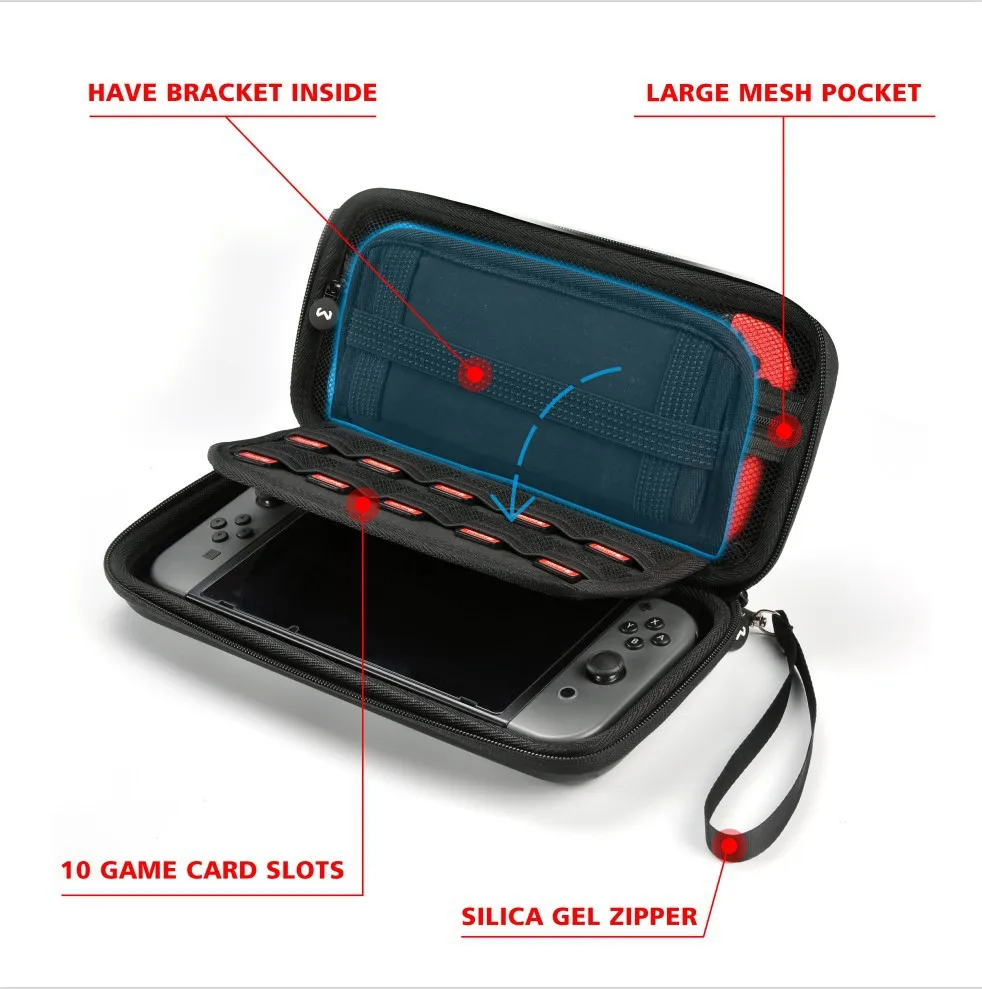 

New Storage Bag for Nintendo Switch mini Portable Travel Protective bag for nintend switch lite Carrying Case