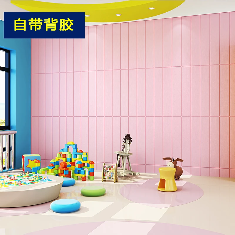 

Bubble wall paper adhesive waterproof 3 d wall stickers sound insulation anti-collision soft