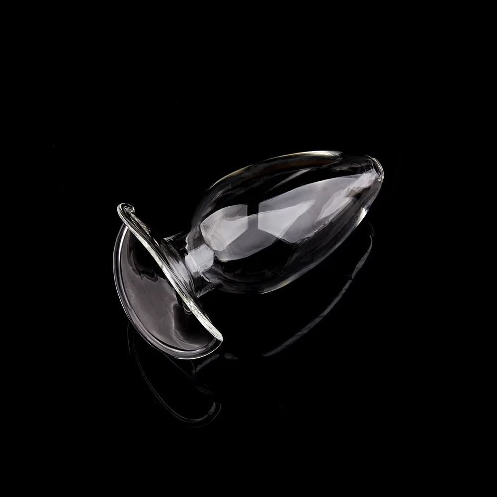 Анальная пробка 3 размера полый стеклянный анальный расширитель массажер