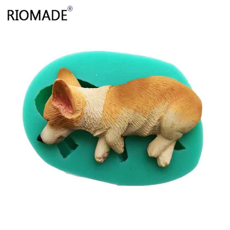 Силиконовая форма для мастики в виде собаки инструменты украшения тортов