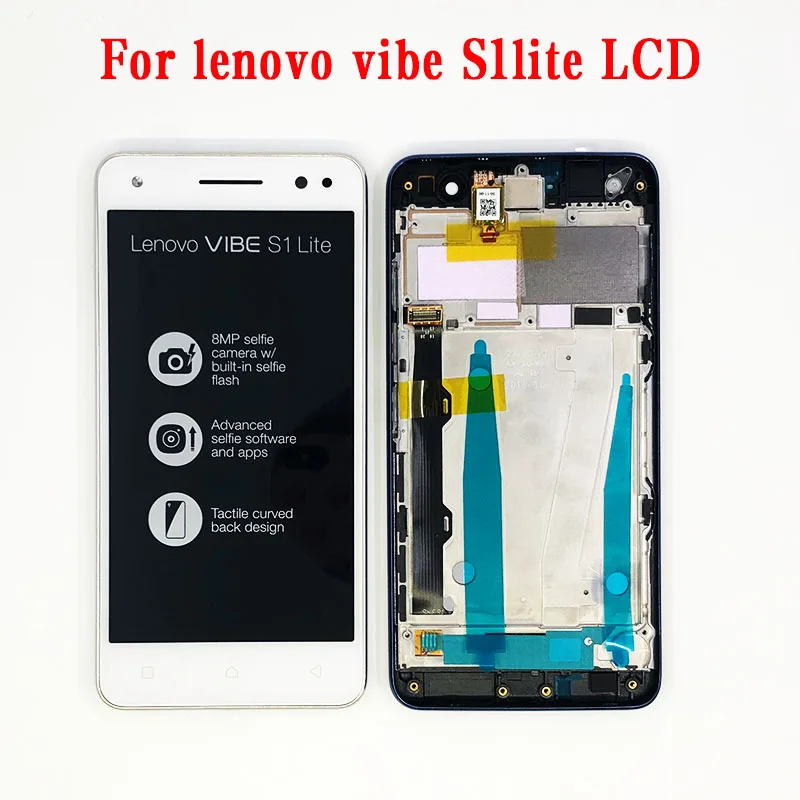 Оригинальный IPS дисплей 5 0 дюйма 1920x1080 Для Lenovo Vibe S1 LITE ЖК-дисплей сенсорный экран