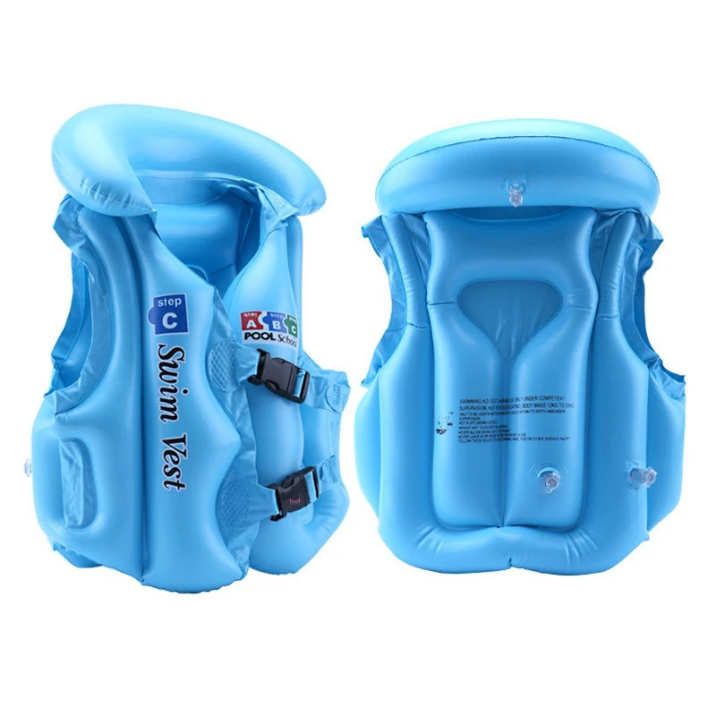 

Children's Vest PVC Inflatable Swimming Float Buoyancy Safety Vest g Inflatable Swimming Vest