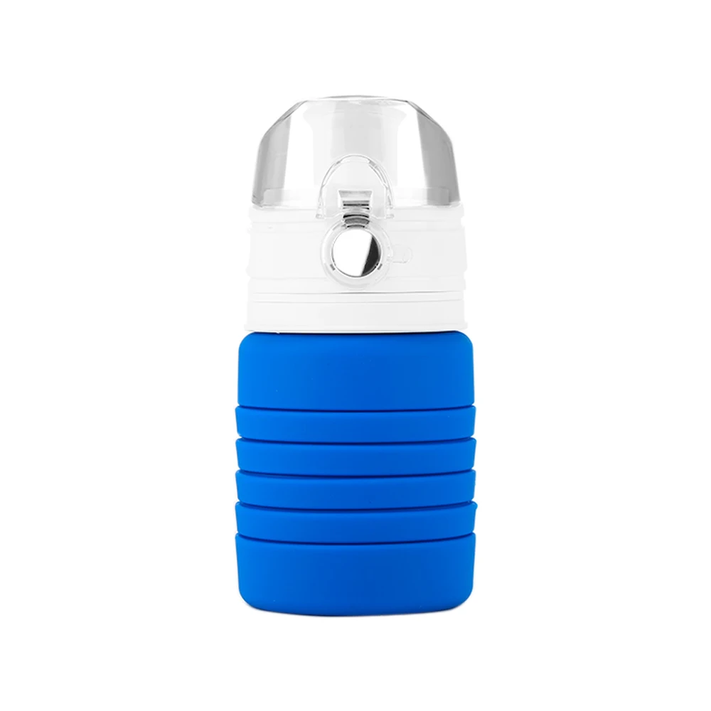 500 мл Выдвижная складная бутылка для воды портативная силиконовая кофе уличный