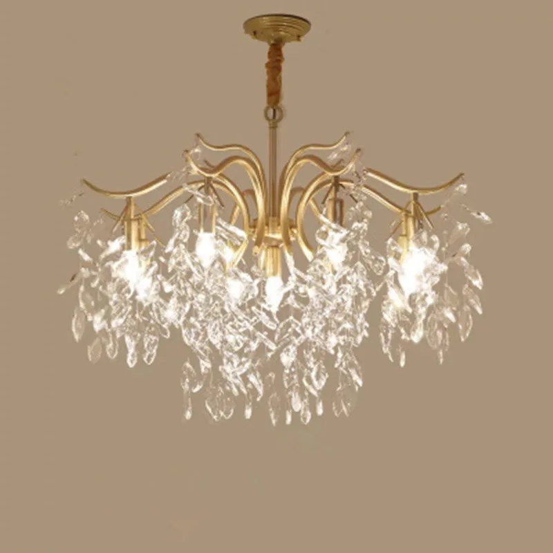 Ретро подвесной светильник в скандинавском стиле хрустальная лампа форме