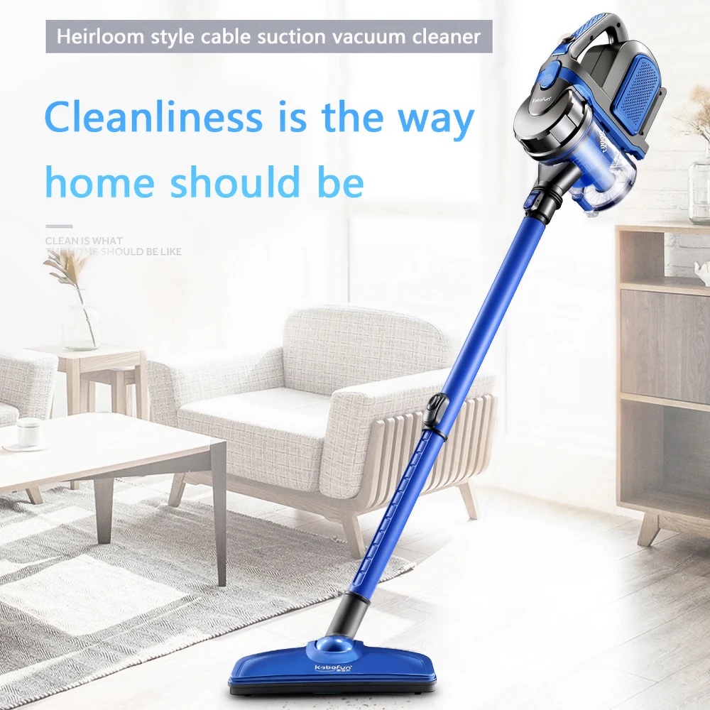 Household handheld push rod ultra-quiet carpet removal mites small powerful 600W 12000pa high-power small vacuum cleaner
