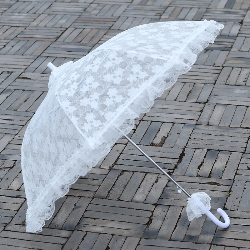 Новый Модный свадебный кружевной зонт для свадебной вечеринки танцевальная