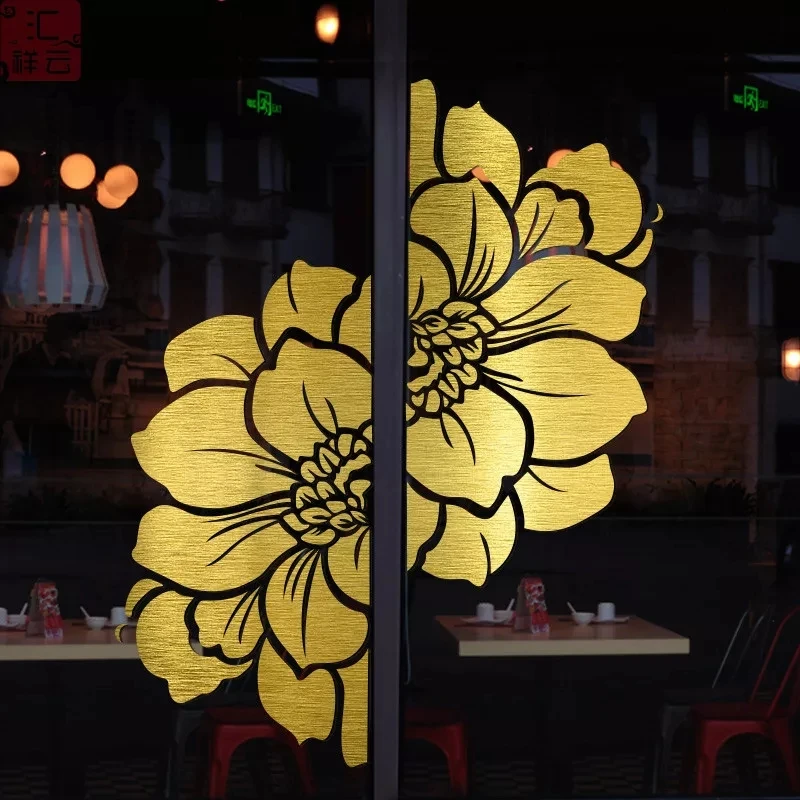 Креативные Акриловые 3D настенные наклейки с пионами для гостиной столовой