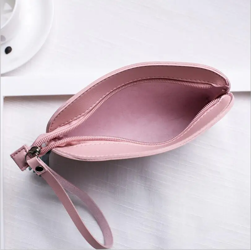 

2019 New BB308 Women Wallets Short Wallet Ladies Zipper Buckle Hollow Leaf Purse Wallet Female Women Zipper Purse Card Holder