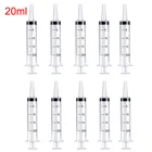 Пластиковый шприц для блеска для губ, 10 упаковок, 20 мл