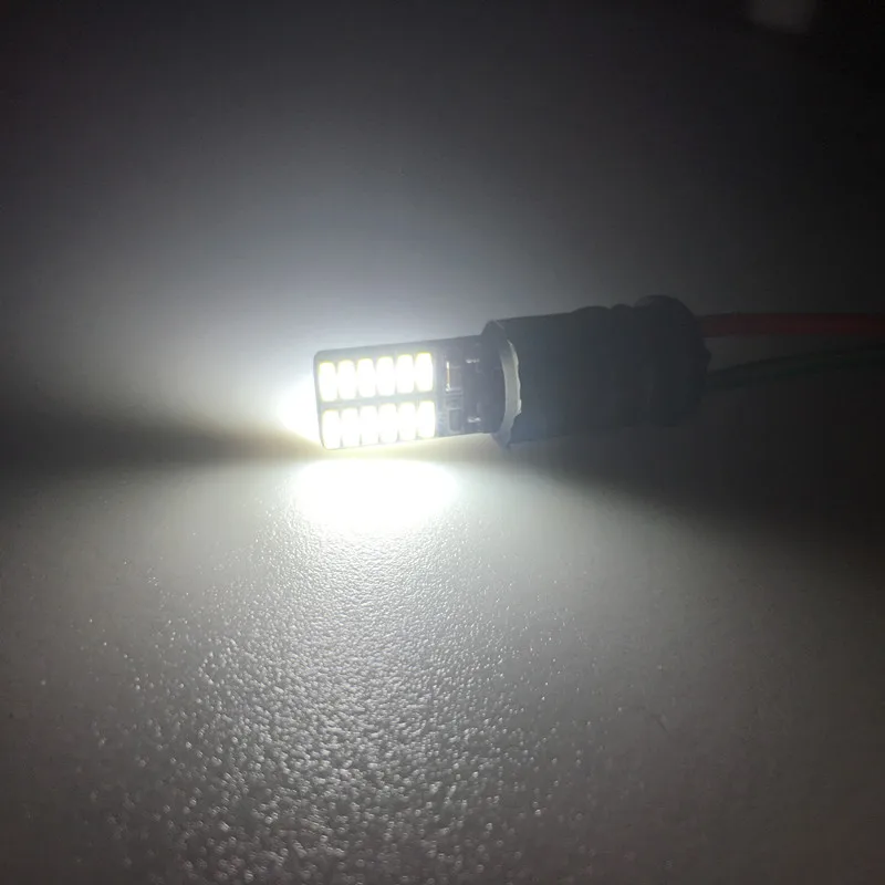 

2pcs T10 LED Bulb Canbus 5W5 Car W5W LED Signal Light 12V 6000K Auto Wedge Side interior Dome Reading Lamps 4014 24SMD White Red