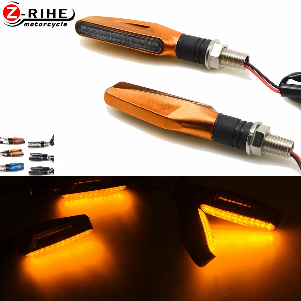 Светодиодная мотоциклетная указатели поворота Индикатор мигалка задний фонарь