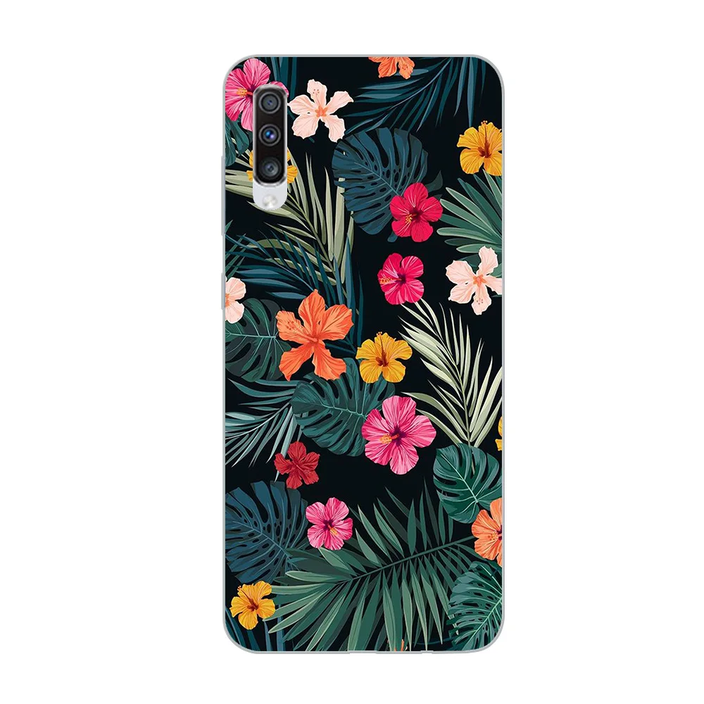 WM03202 Чехол для телефона ciciber для samsung Galaxy A50 A70 A80 A40 A30 A20 A60 A10 A20e Мягкий силиконовый чехол из ТПУ с розами в винтажном стиле - Цвет: WM03202