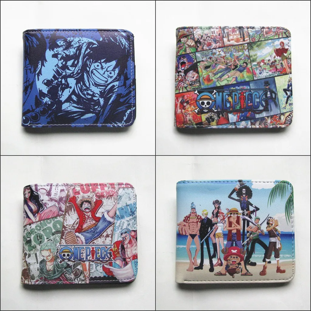 Аниме Кошелек One Piece luffy/Ace мужской кошелек для кредитных карт держатель Женский