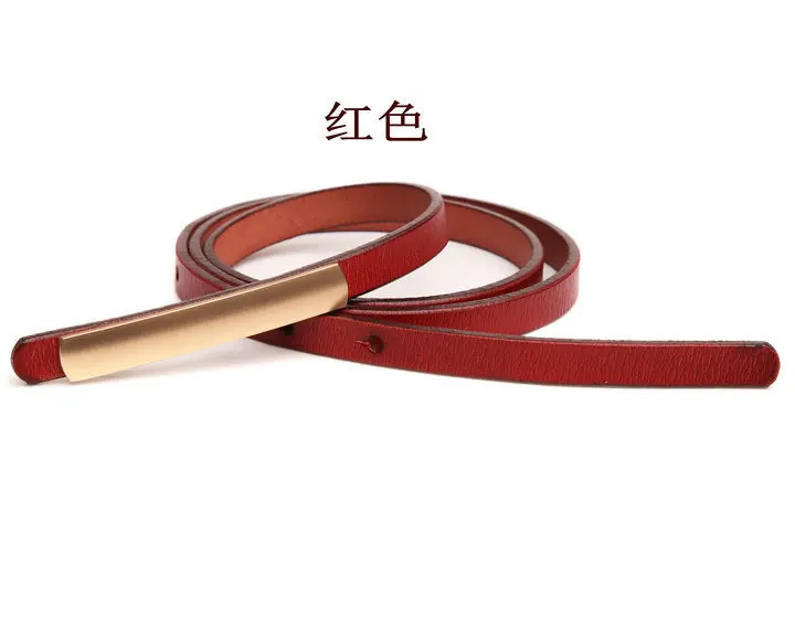 

Leather with coat with dress thin belt black versatile fashion dress dress small belt women's belt