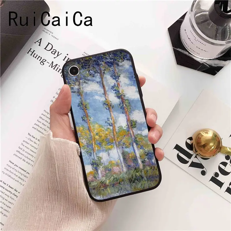 Ruicaica Claude Monet Impressionism Painter Luxury Unique Design PhoneCase for iPhone 8 7 6 6S X XS MAX 5 5S SE XR 11 Pro Max | Мобильные