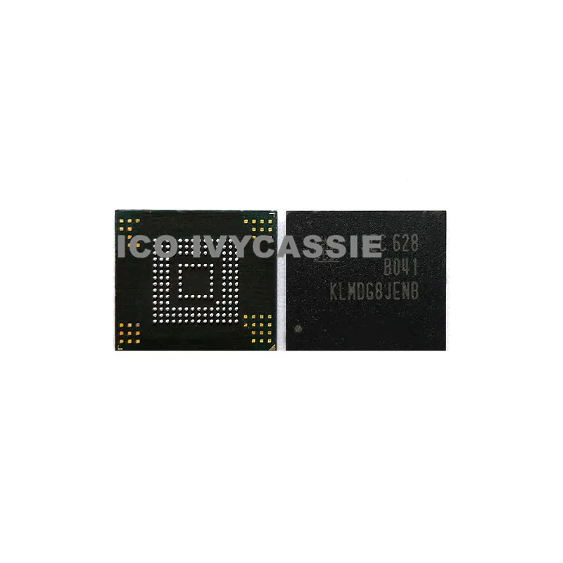 Флэш память для Samsung версии 5 1 EMMC 128 ГБ NAND IC чип BGA153 спаянный шар Б/у 100%