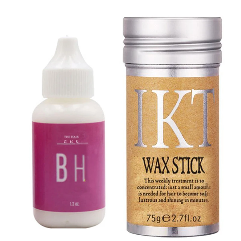 

1,3 oz/38MLPINK Extreme крем + 75 г воск для волос парик шнурка Водонепроницаемый клей для склеивания клей и 30 мл жидкость для снятия