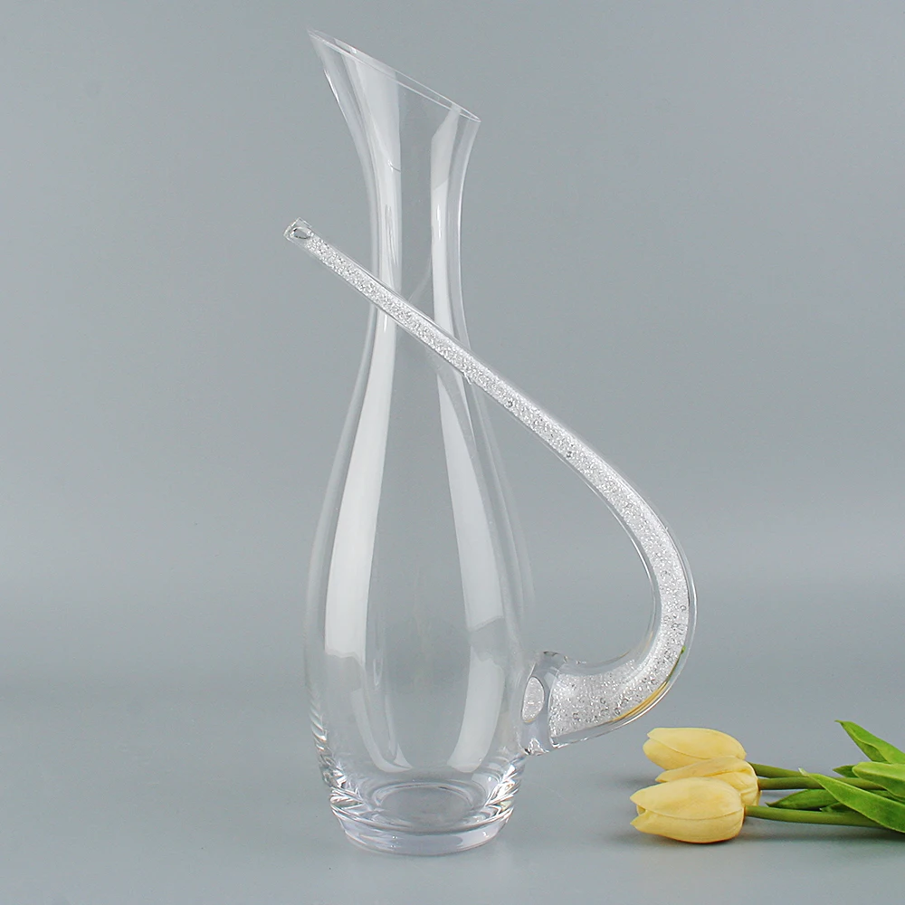 

Oh Trend Big Promotional For Customer Buy Glass Decanter Send Two Clear Wine Goblet As A Gift, First Come First Served