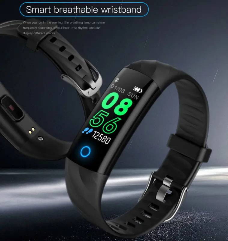 S5 умный браслет Поиск большой экран унисекс Спортивная Сигнализация напоминание