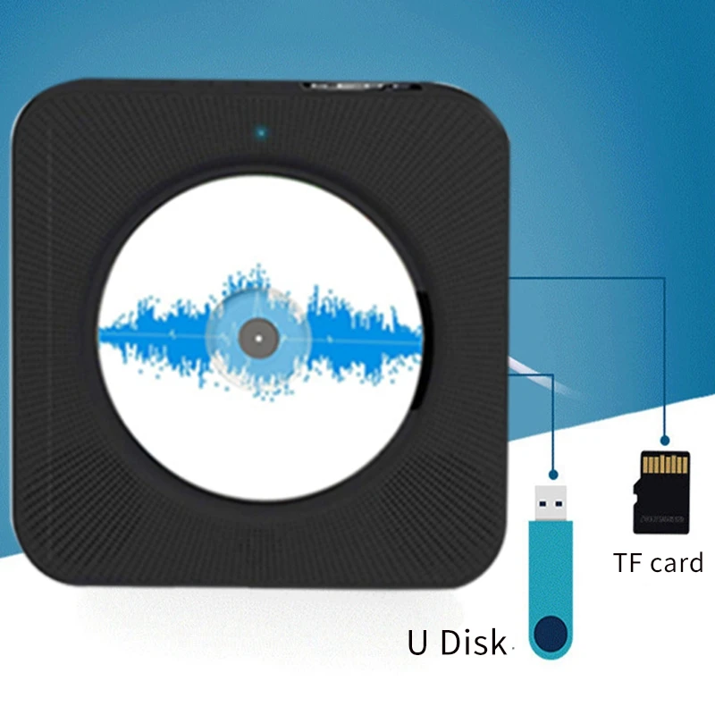 

Wall CD Player Home Playback Pre-Natal Education Early Education English Bluetooth CD Player Radio