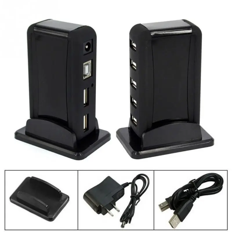 

Лидер продаж, подходит для ПК/ноутбука, 7 USB-портов, стандартный адаптер USB 2,0 для передачи данных