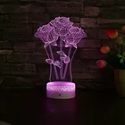 Подарок для женщины, день рождения, 3D Роза, лампа для девушки, фотография для мамы, бабушки, новогодний подарок, День святого Валентина
