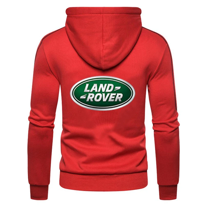 

2021 Spring Autumn New Land Rover Logo Zipper Hoodie Fashion Jacket Comfortable Fleece Hip-Hop High Quality Men Women Clothing
