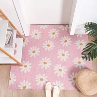 doormat carpet modern style silk loop household floor mat flower pattern carpet living room bedroom hallway entrance door mats