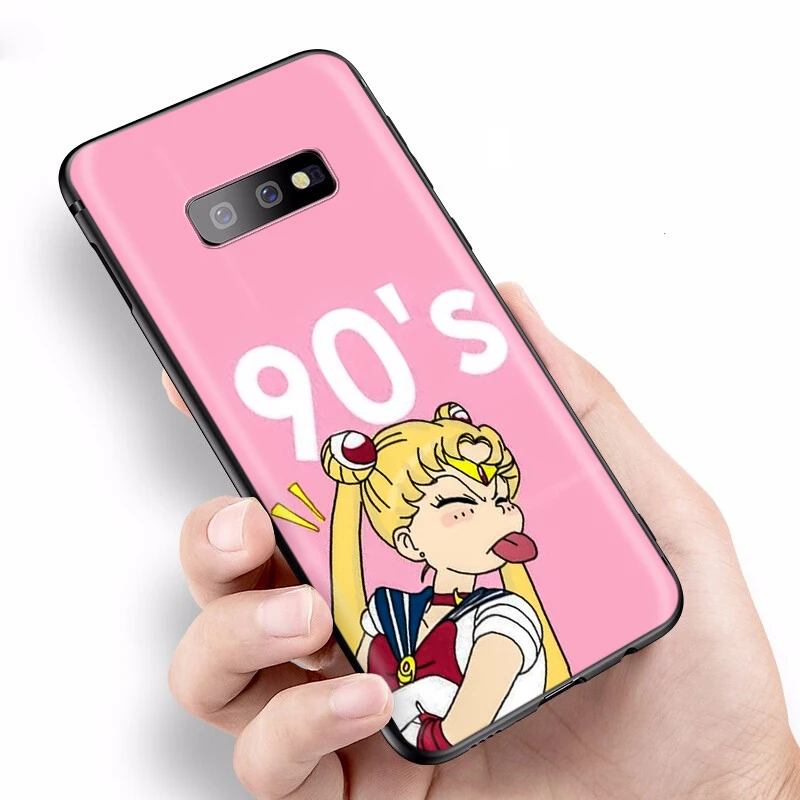 Мягкий силиконовый чехол YIMAOC Sailor Moon для Samsung Galaxy S6 S7 S10e Edge S8 S9 Plus A3 A5 A6 A7 A8 A9 J6 Note 8 9