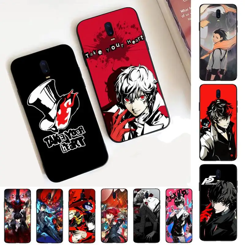 

FHNBLJ Persona 5 Phone Case for Vivo Y91C Y11 17 19 17 67 81 Oppo A9 2020 Realme c3