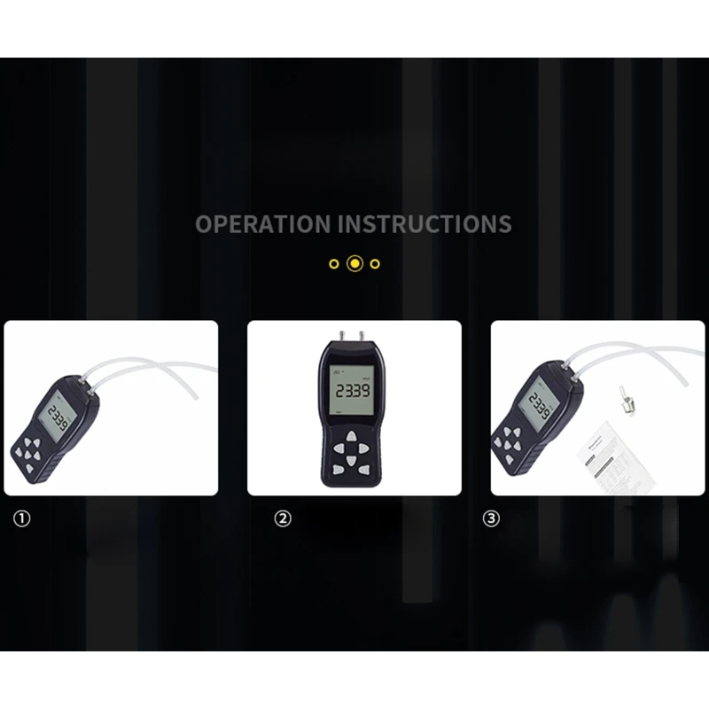 

Portable Carbon Dioxide Air Quality Monitor with Temperature Humidity Display