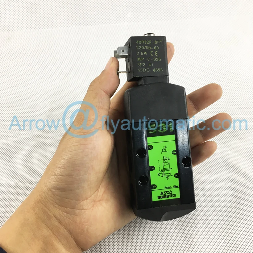 Пилотный управляемый электромагнитный клапан ASCO SCG531C017 серии MS 531 5/2 5/3|valve 12v|valve
