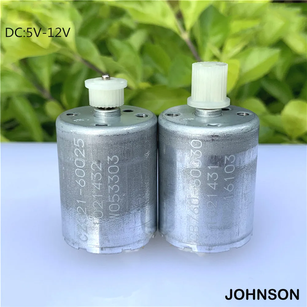 JOHNSON микро электрический двигатель 370 постоянного тока 6 в 9 12 В 6250 об/мин