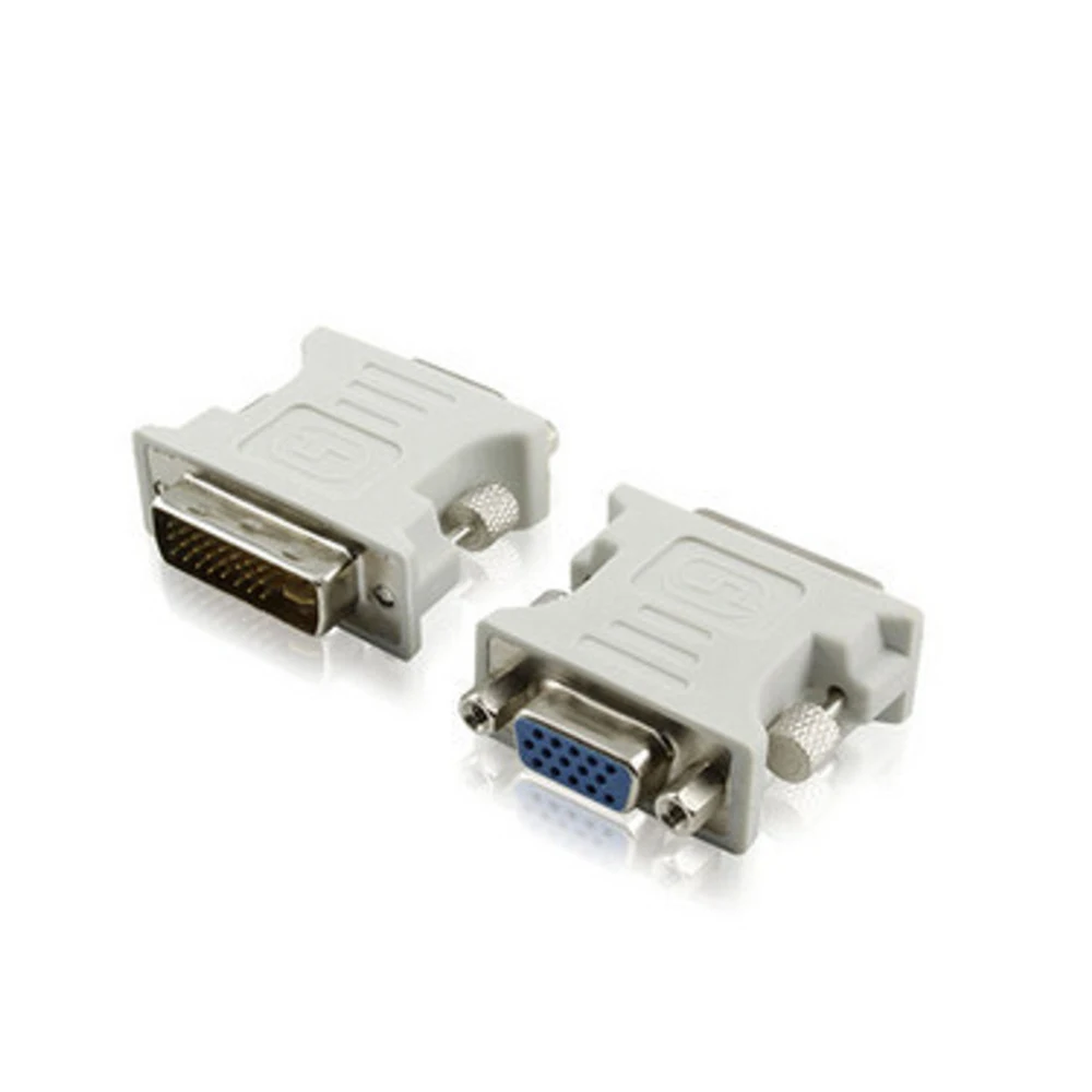 С DVI на VGA адаптер конвертер Разъем для LaptopDVI-I 24 + 5 Pin с мужчин и женщин видео ПК