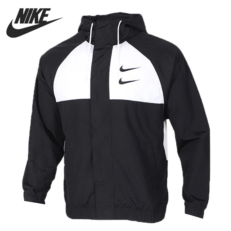 Original New Arrival NIKE M NSW SWOOSH JKT HD WVN Men's Jacket Hooded Sportswear | Спорт и развлечения