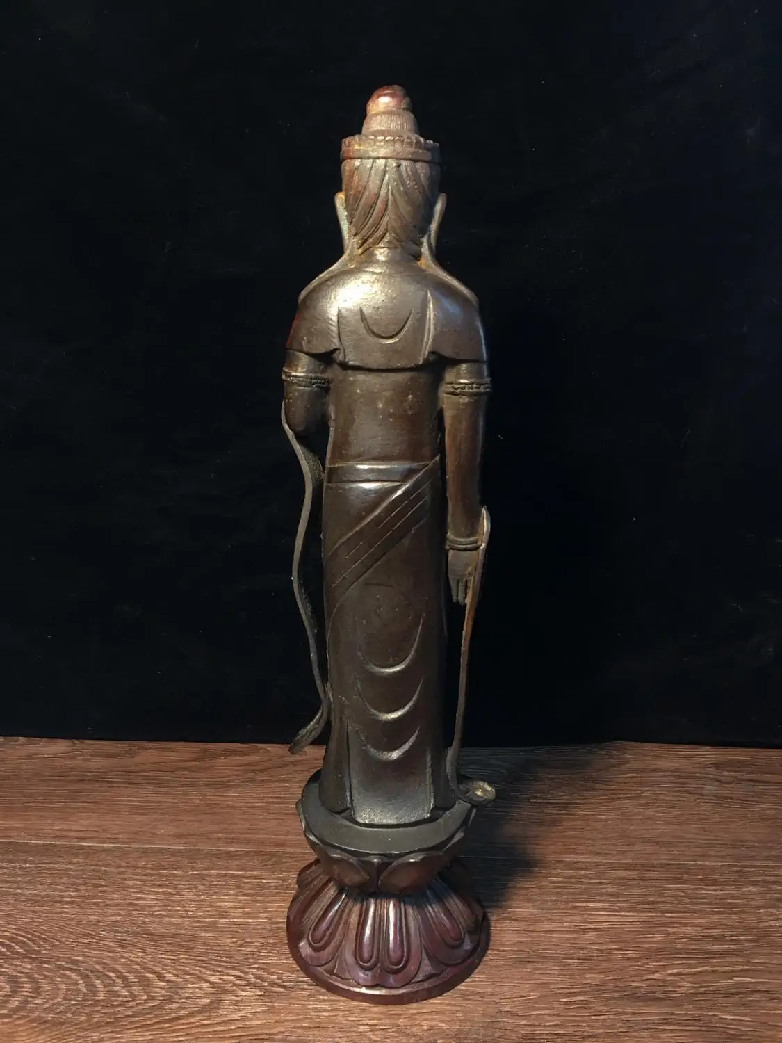 

Wedding 18" Tibet Buddhism Temple Purple Bronze Medicine Buddha Sakyamuni Buddha Statue Avalokitevara Buddha Pharmacist Buddha