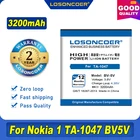100% Оригинальный LOSONCOER BV-5V 3200 мАч аккумулятор для Nokia 1 TA-1047