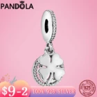 Подвеска из серебра 100% пробы с четырьмя листьями