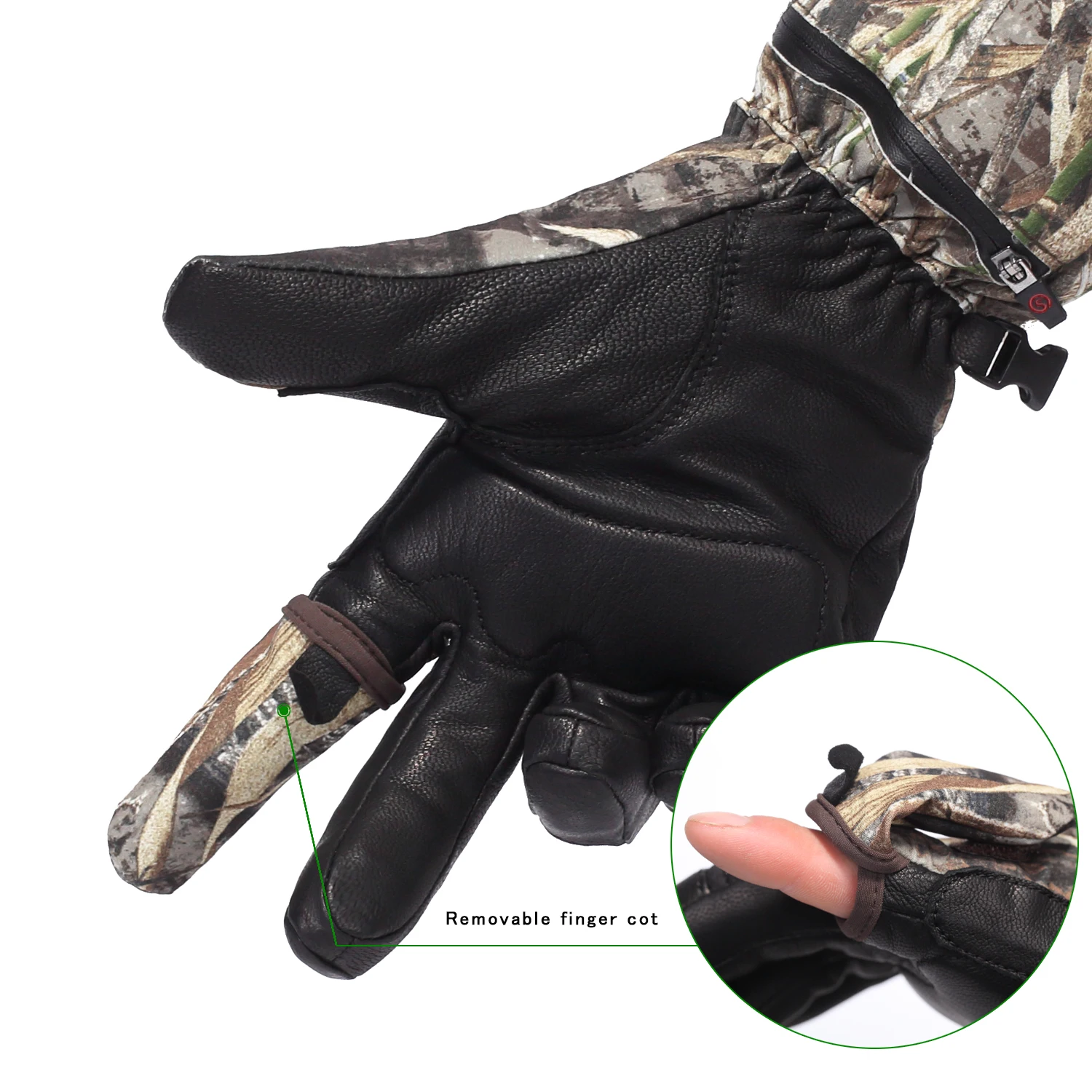 Перчатки для охоты зимние теплые перчатки с подогревом и аккумулятором | Спорт