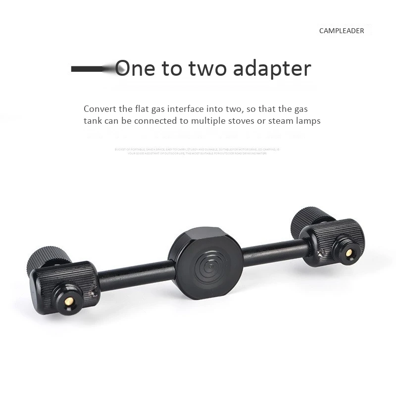 Адаптер для горелки кемпинга с одной на две выходы из алюминиевого сплава